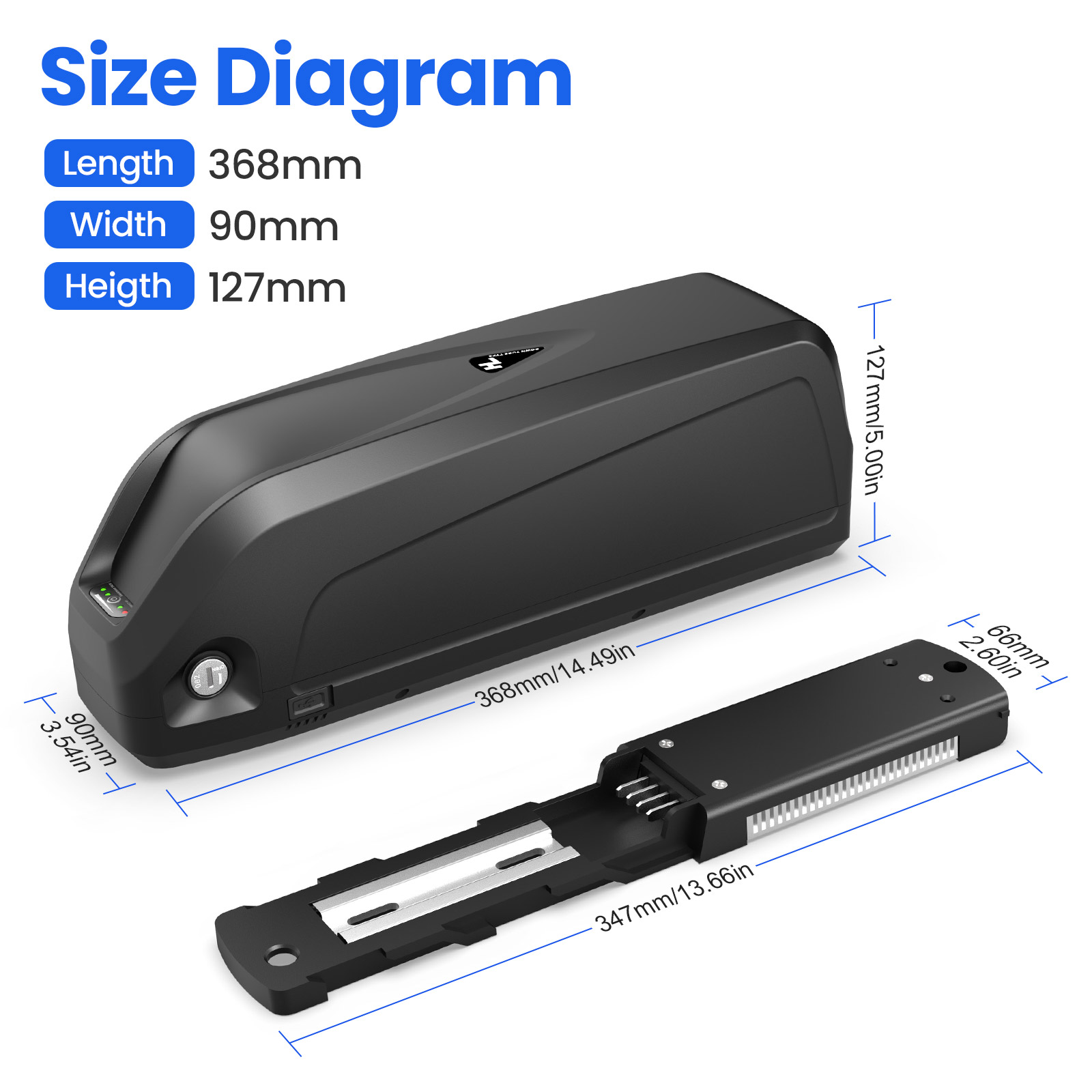 전기자전거 배터리 21700 하일롱 폴리 36V 52V - Ebike Battery 48V 20Ah Hailong 리뷰 및 가격