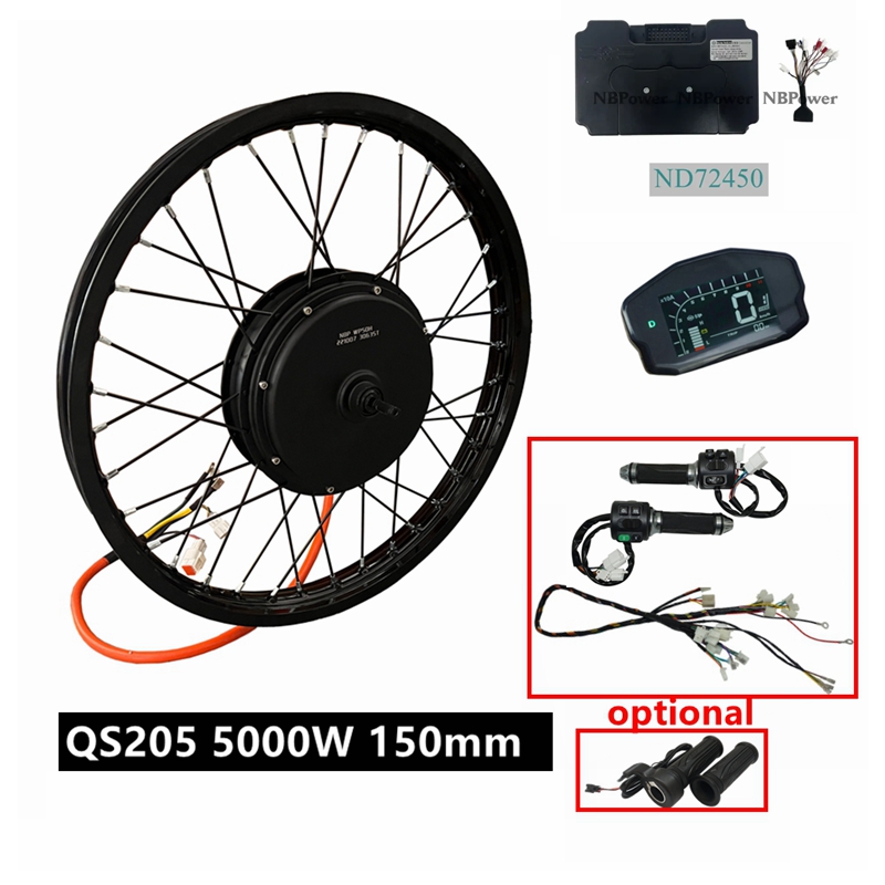 NBpower/QS205 V3 72v 5000W 전기  - 72V 5000W Hub Motor Kit 리뷰 및 가격