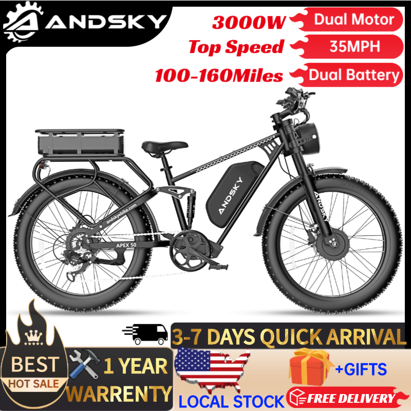 앤드스카이 에이펙스50 AWD 전기 자전거 3000W  - Mid Drive Motor Kit 52V 1000W 리뷰 및 가격